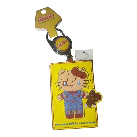 Universal Studios Hello Kitty Chucky Badge Reel - Picture 2 of 3